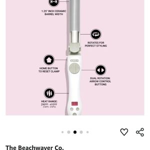 Beachwaver Co. White Curling Iron